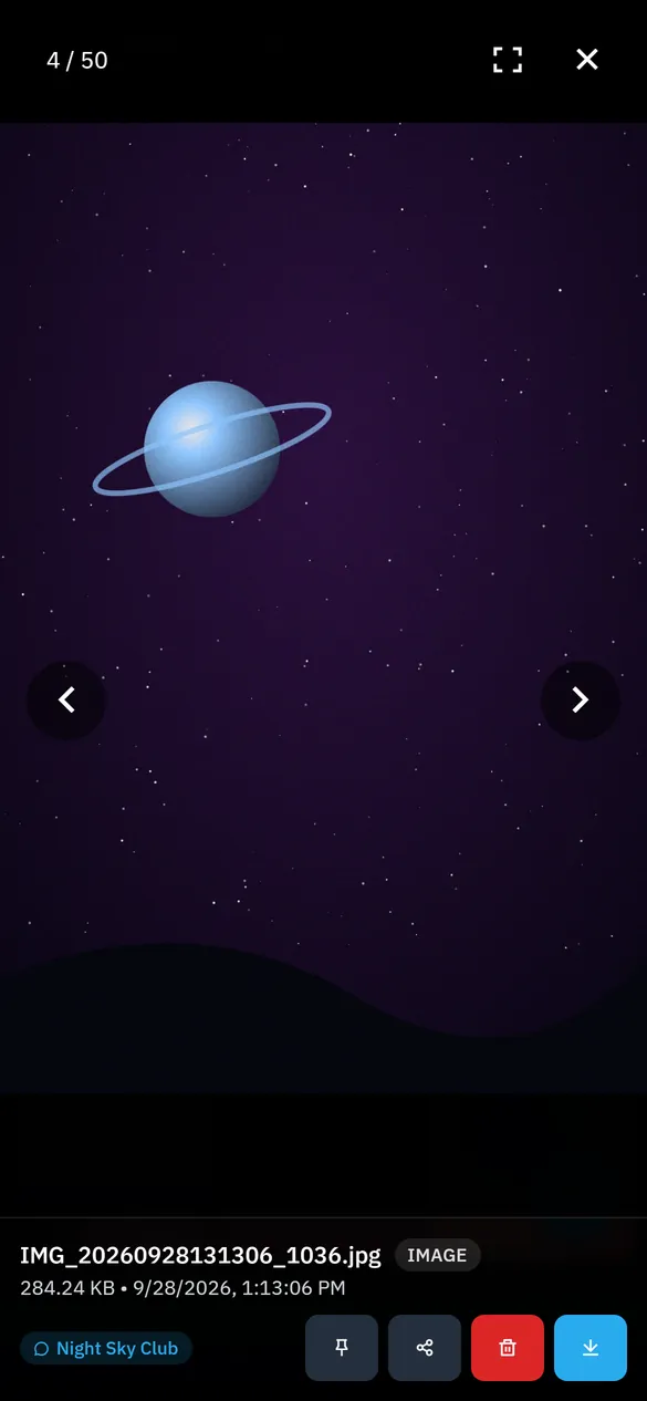 Media viewer on a phone
